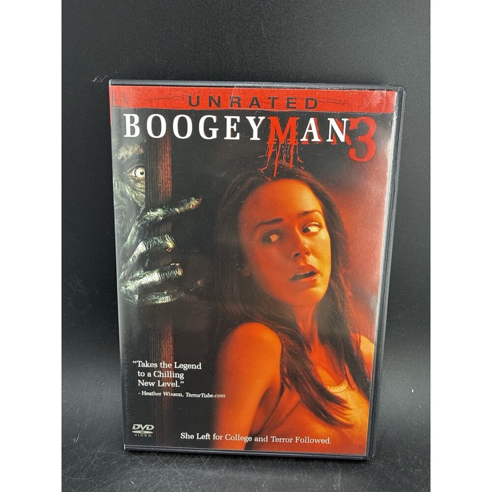 Boogeyman 3 Unrated DVD Horror Movie Sequel Supernatural Thriller